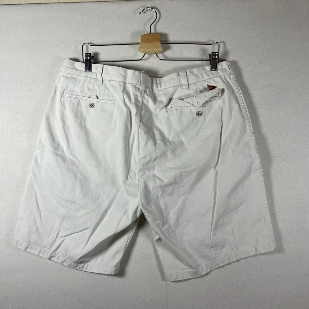 Polo‎ Ralph Lauren Men's Fit Chino Shorts Beige Nautical Flag - Size 38